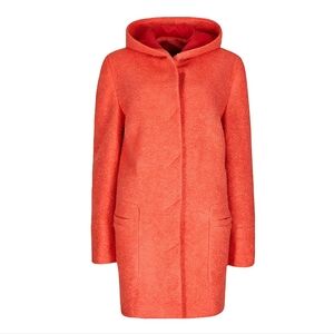 Tu | Orange Duffle Lux Wool Coat